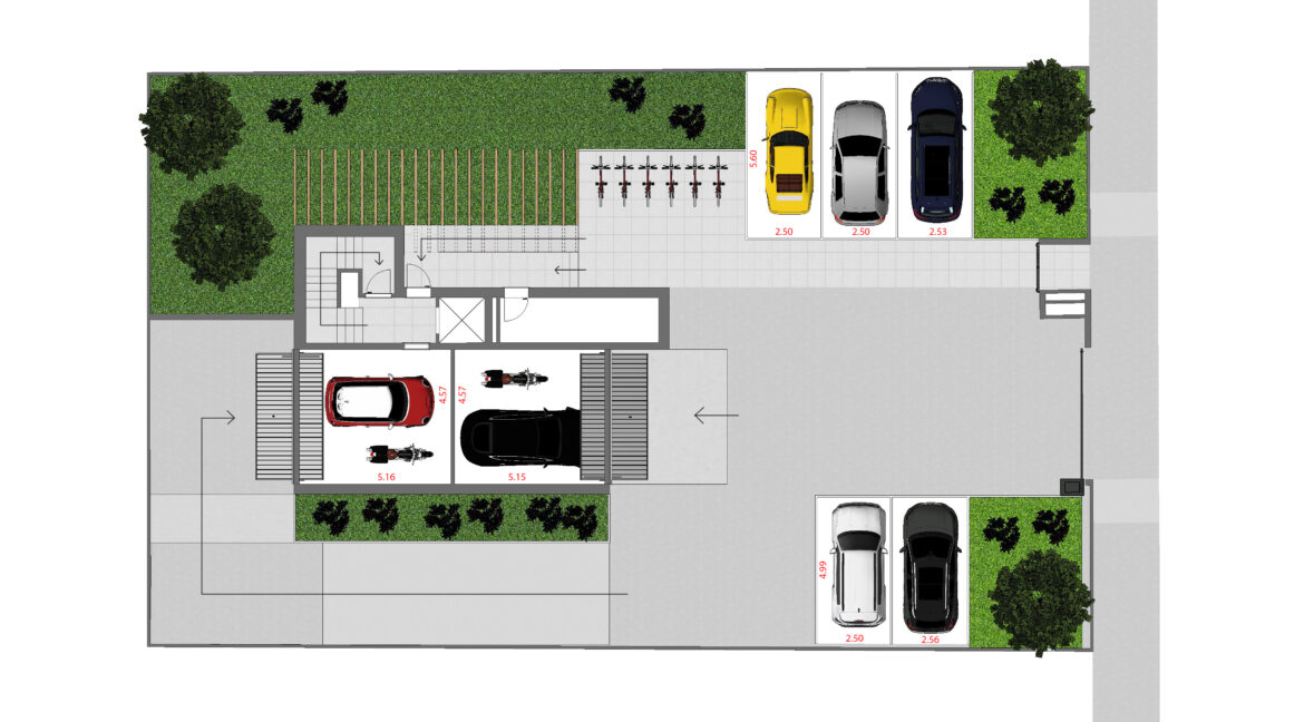 PIANTA PARCHEGGI